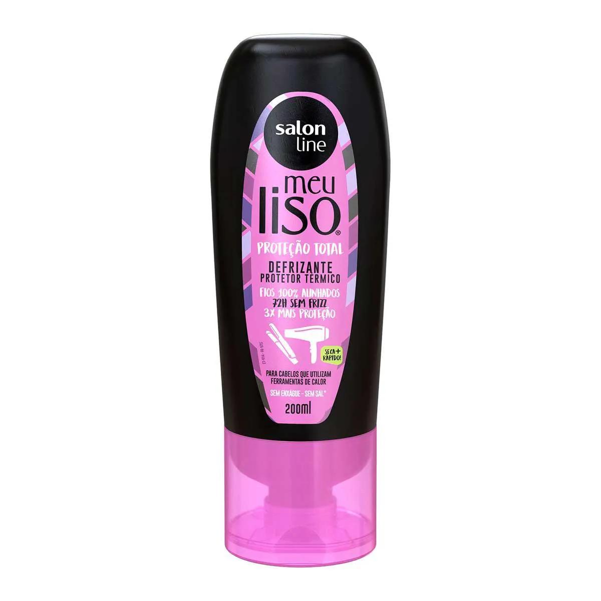 Defrizante Protetor Térmico Salon Line Meu Liso Proteção Total com 200ml