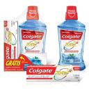 Kit Enxaguante Bucal Colgate Total 12 Clean Mint com 500ml Grátis Pasta Dental Total 12 com 90g