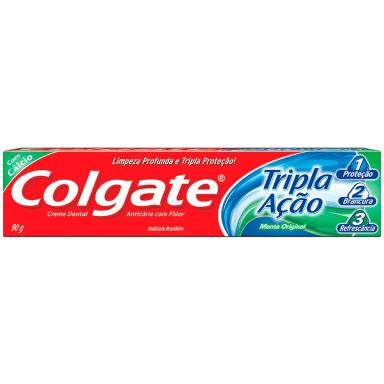 Pasta de Dente Colgate Tripla Ação Menta Original com 90g