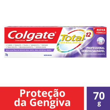 Pasta de Dente Colgate Total 12 Professional Gengiva Saudável com 70g