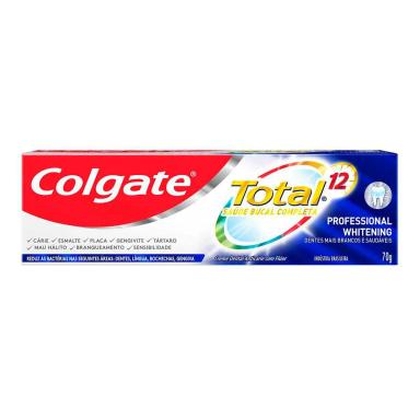 Pasta de Dente Colgate Total 12 Professional Whitening com 70g