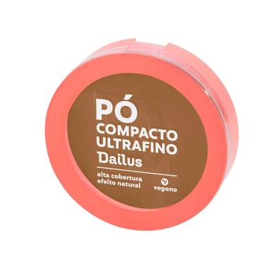 Pó Compacto Ultrafino Dailus D9 Cor Escuro com 10g