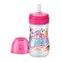 Mamadeira Super Evolution Divertida Lillo Cor Rosa com 1 unidade