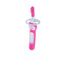 Escova de Dente para Bebês MAM Massaging Brush 3 Meses+ Rosa com 1 unidade