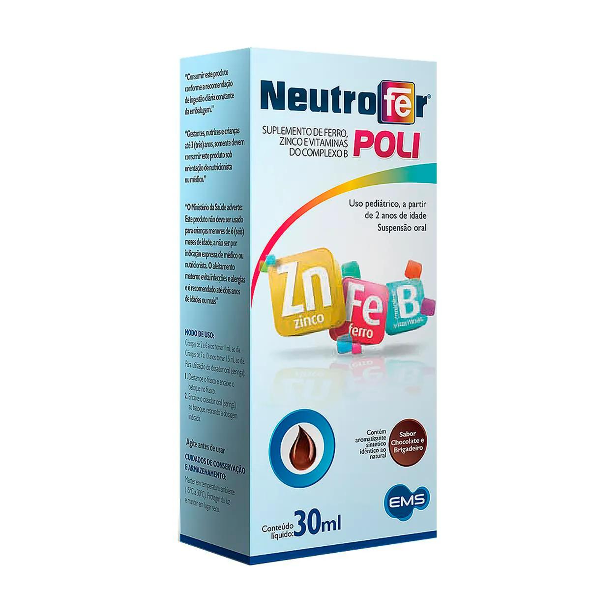 Neutrofer Poli Suspensão Oral com 30ml