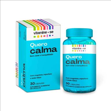 Suplemento Alimentar Vitamine-se Quero Calma 30 cápsulas