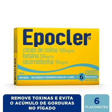 Epocler Sabor Abacaxi 6 flaconetes 10ml cada