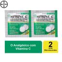 Aspirina C Ácido Acetilsalicílico 400mg + Ácido Ascórbico 240mg 2 comprimidos