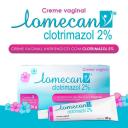 Lomecan Clotrimazol 2% Creme Vaginal 20g + 3 aplicadores