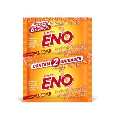 Sal de Fruta Eno Sabor Laranja 2 envelopes 5g cada