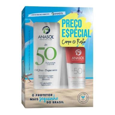 KIT PROTETOR SOLAR ANASOL FPS 50 200G + ANASOL FPS 50 60G