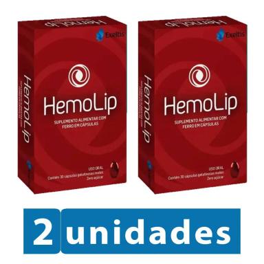 KIT 2 HEMOLIP 30 CáPSULAS GELATINOSAS