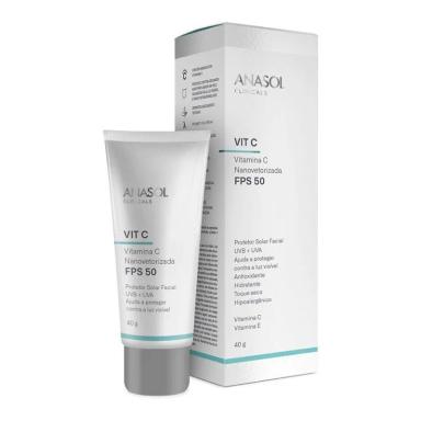 PROTETOR SOLAR ANASOL CLINICALS FPS 50 VIT C 40G