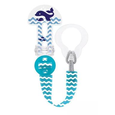PRENDEDOR DE CHUPETA MAM CLIP IT! AZUL