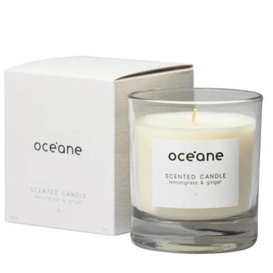 VELA AROMATIZADA DE CAPIM LIMãO E GENGIBRE SCENTED CANDLE 180 G
