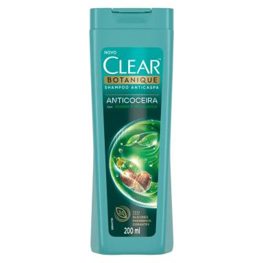 SHAMPOO ANTICASPA CLEAR BOTANIQUE ANTICOCEIRA COM 200ML