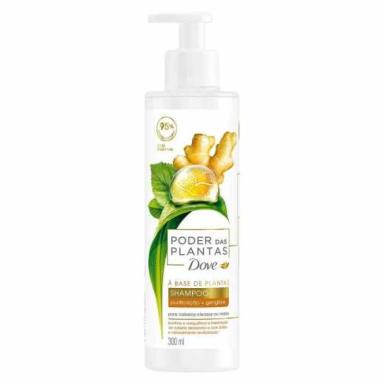 SHAMPOO DOVE PODER DAS PLANTAS PURIFICAÇÃO + GENGIBRE - 300ML