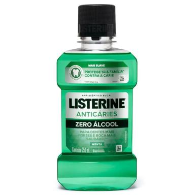 ANTISSÉPTICO BUCAL LISTERINE ANTICÁRIES ZERO 250ML