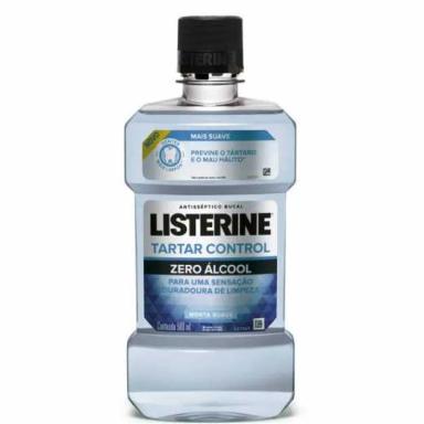 ANTISSÉPTICO BUCAL LISTERINE TARTAR CONTROL ZERO 500ML