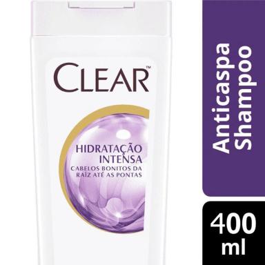 SHAMPOO ANTICASPA CLEAR WOMEN HIDRATAÇÃO INTENSA 400ML
