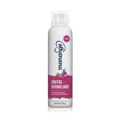 DESODORANTE AEROSOL MONANGE FRUTAS VERMELHAS 150ML