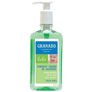 SABONETE LÍQUIDO BEBÊ ERVA-DOCE 250ML