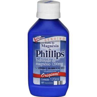 LEITE DE MAGNÉSIA PHILLIPS ORIGINAL 120ML