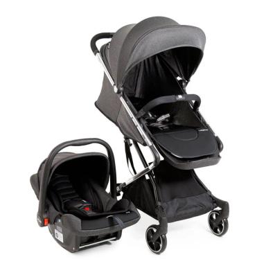 TRAVEL SYSTEM LEGEND DUO, ZION INFANTI - BLACK BOLD