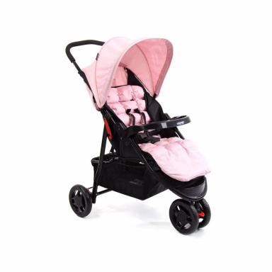 CARRINHO DE BEBê DELTA VOYAGE ROSA MESCLA