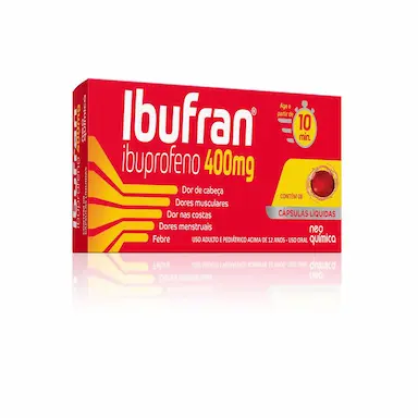 Ibufran Ibuprofeno 400mg 8 Cápsulas Líquidas