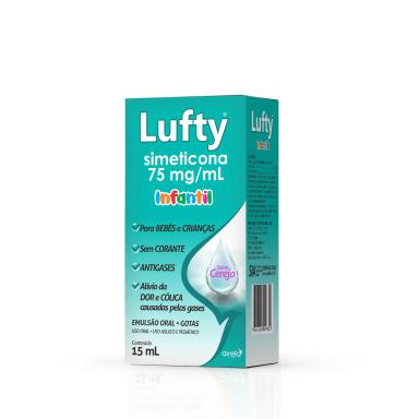 Lufty Infantil Simeticona 75mg/ml Sabor Cereja Gotas 15ml
