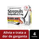 Pastilha Strepsils Mel e Limão 4 unidades