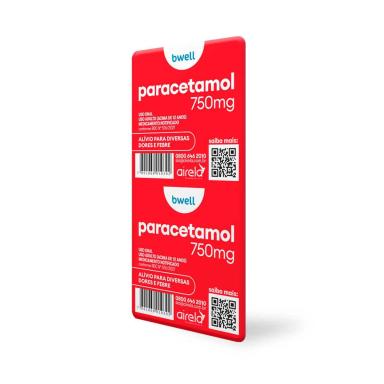 bwell Paracetamol 750mg 10 comprimidos