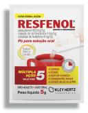 Resfenol Paracetamol 400mg/5g + Cloridrato Fenillefrina 4mg/5g + Maleato de Clorfeniramina 4mg/5g Sabor Mel e Limão Pó para Solução 5g