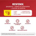 Resfenol Paracetamol 400mg/5g + Cloridrato Fenillefrina 4mg/5g + Maleato de Clorfeniramina 4mg/5g Sabor Mel e Limão Pó para Solução 5g