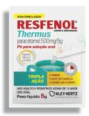 Resfenol Thermus Paracetamol 500mg/5g Sabor Mel e Limão Pó para Solução 5g