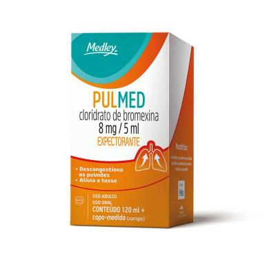 Pulmed Cloridrato de Bromexina 8mg/5ml Xarope 120ml