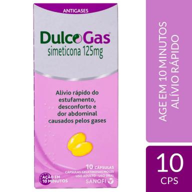 Dulcogas Simeticona 125mg 10 cápsulas