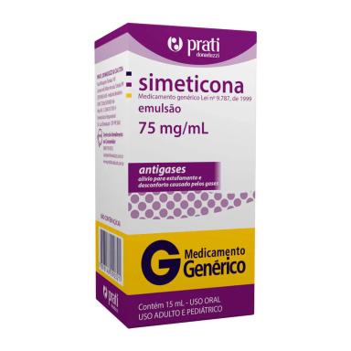 Simeticona 75mg/ml Emulsão 15ml Prati Genérico