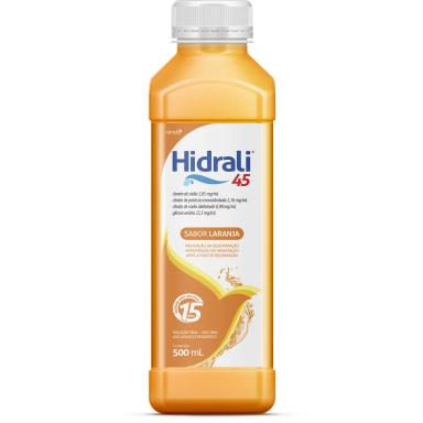 Hidrali 45 Soro de Reidratação Sabor Laranja 500ml