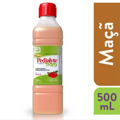 Pedialyte Pro Sabor Maçã Solução 500ml