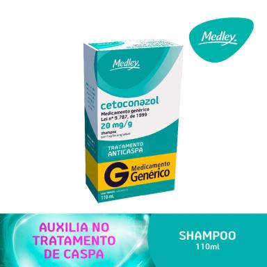 Cetoconazol 20mg/ml Shampoo 110ml Medley Genérico