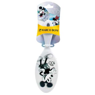 Escova de Cabelo Oval Mickey Disney 100 Anos Marco Boni Branca 1 Unidade