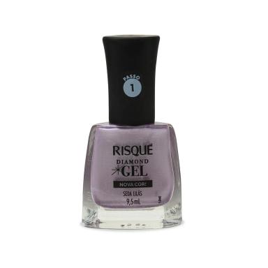 Esmalte Metálico Diamond Gel 9,5ml - Seda Lilás