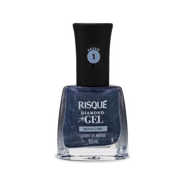 Esmalte Metálico Diamond Gel 9,5ml - Sorbet de Mirtilo