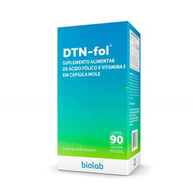 Ácido Fólico + Vitamina E DTN-Fol para Gestantes 90 cápsulas