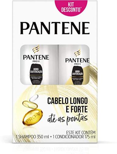 KIT SHAMPOO/CONDICIONADOR PANTENE HIDRO-CAUTERIZAçãO 175ML