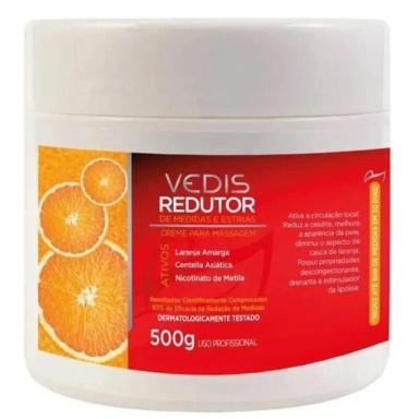 CREME REDUTOR DE MEDIDAS COM NICOTINATO DE METILA VEDIS 500G