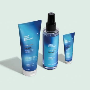 QUEM DISSE, BERENICE? KIT REPAIR: CREME DE MãOS 30G + LOçãO CORPORAL 200ML + BODY SPLASH 200ML