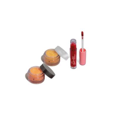QUEM DISSE, BERENICE? KIT GLOSS LABIAL FRAMBOESA 7 BELO 4ML + ESFOLIANTE LABIAL 8G + BALM LABIAL 8G